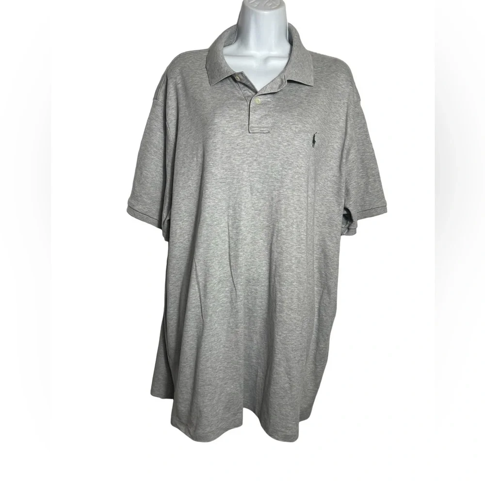 Polo‎ Ralph Lauren size XXL soft cotton classic grey polo shirt